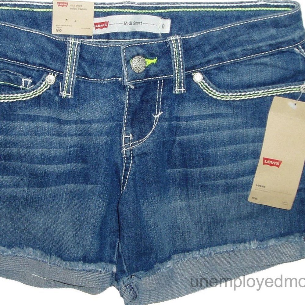 Levi's Midi Junior Girls Denim Short Pants